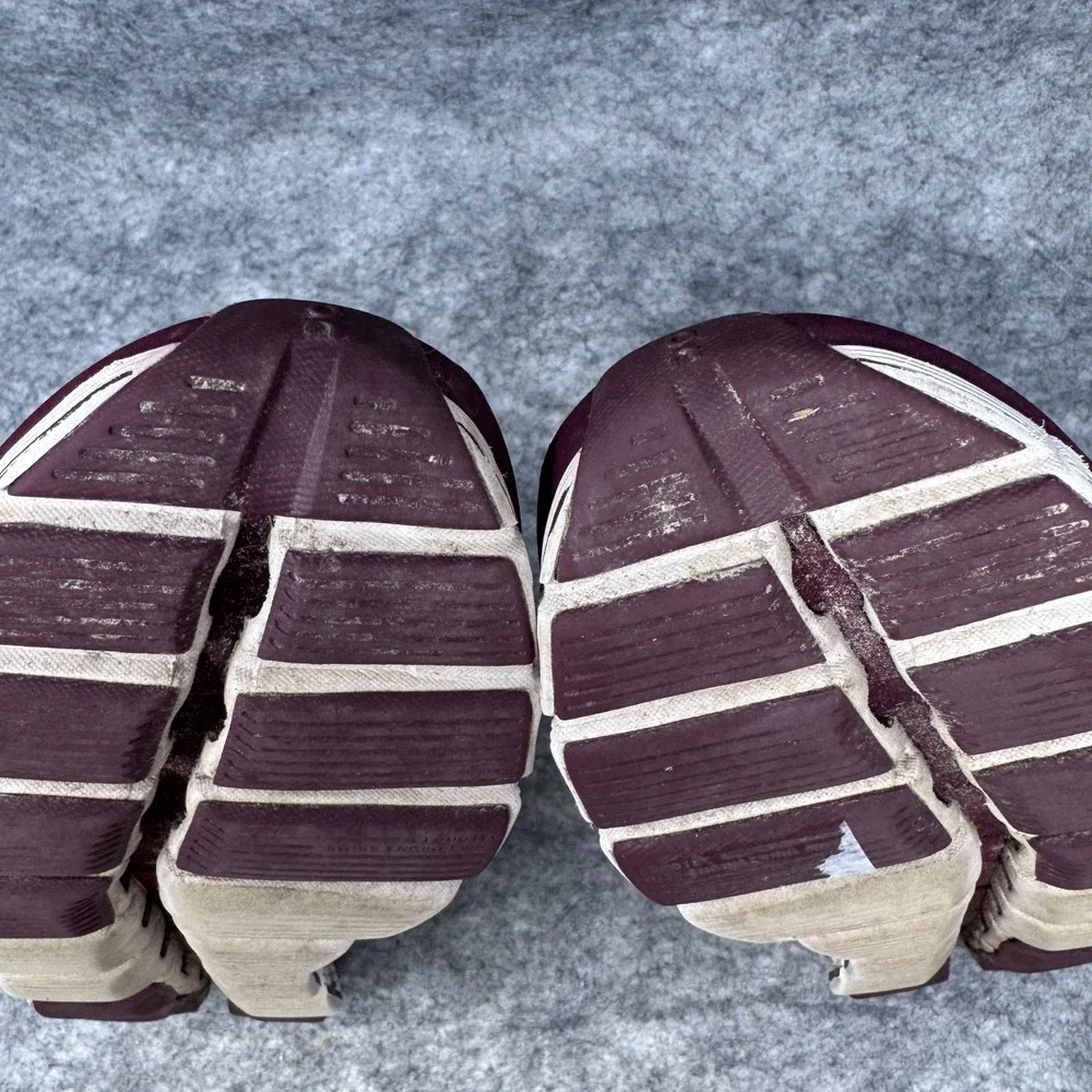 On Cloud Terry Running Shoes Sneakers Mens Size M 12 Burgundy Maroon Red